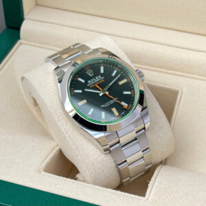 Rolex Milgauss 116400GV “Black Dial Green Crystal” Complete Set “In Stock”