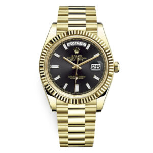 Rolex Day-Date 40mm Black Diamond Dial 228238 2022