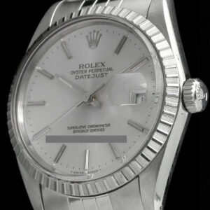 Rolex Datejust 36 Argento Jubilee 16030 Silver Lining