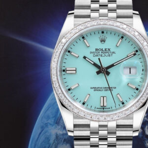 Rolex Datejust Datejust 36mm Tiffany Custom Bezel Diamond. New Cod.1653