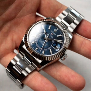 Rolex Sky-Dweller “Blue Dial”  326934 Stainless Steel Box & Papers “In Stock”