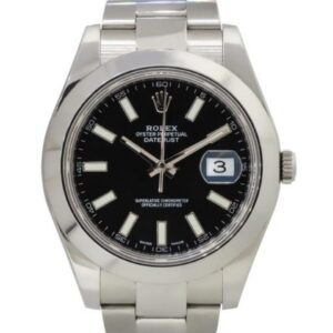 Rolex 116300 Datejust Stainless Steel Black Dial Watch