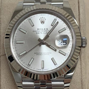 Rolex Datejust 41mm Steel and White Gold – Fluted Bezel 126334 SIJ