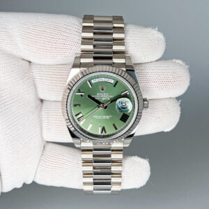 Rolex Day-Date 40 White Gold Green Dial 228239