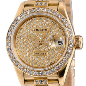 Rolex Datejust President Automatic 18K Gold Diamonds