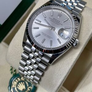 Rolex Datejust 36mm “Silver Index Dial” Jubilee Bracelet Complete Set “In Stock”