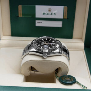 Rolex 326934 Sky-Dweller “Black Dial” Stainless Steel “In Stock”