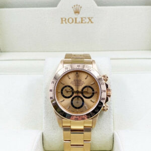 Rolex Daytona 16528 Cosmograph Zenith Movement Inverted 6 18k Yellow Gold