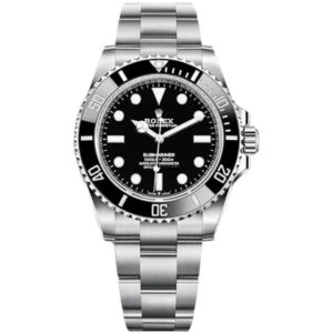 Rolex Submariner 124060 41mm Stainless Steel Watch Black Dial