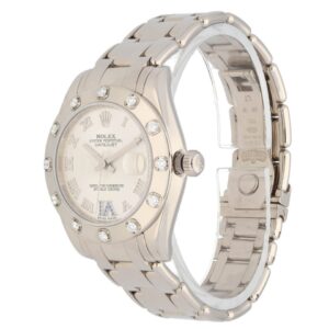 Rolex Pearlmaster 81319 34mm White Gold Ladies Watch