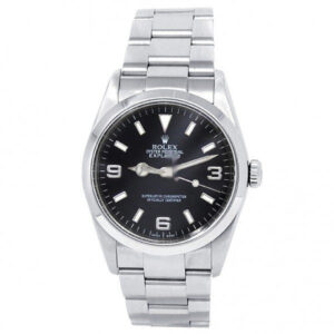 Rolex Explorer Stainless Steel Oyster Automatic Black Men’s Watch 114270