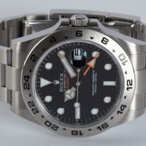 Rolex : Explorer II : 216570 : Stainless Steel : black lacquer dial