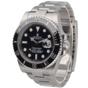 Rolex Submariner Oystersteel case 40mm 116610LN Black dial