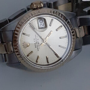 Rolex Ladies Date 26 mm Two Tone Oyster Automatic Watch 6916 Circa 1975