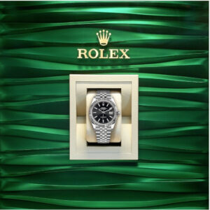 Rolex Datejust 41/ Stainless Steel & White Gold/ Black Index Dial/ Jubilee