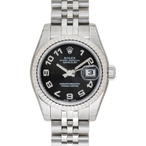 Rolex Lady Oyster Perpetual Black/Steel Ø26 mm – 179174