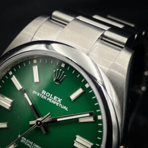 Rolex Oyster Perpetual 41 (OP41) Green Stella,  2021 Card