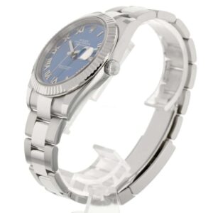 Rolex Datejust 41mm Stainless Steelx18K White Gold Blue Roman dial