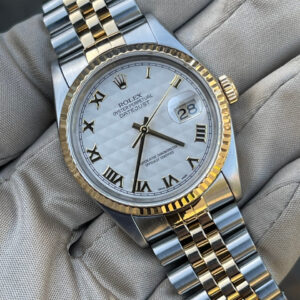 Rolex Datejust 36 Ivory Pyramid Dial