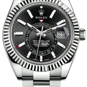 Rolex Sky-Dweller Black Dial, Ref: 326934 (New-Style Card 2021)