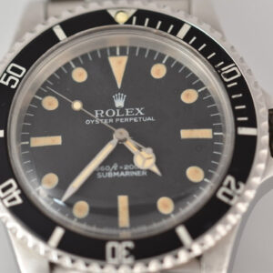 Rolex Submariner, beautiful matte dial patina, full set, original box and punched papers