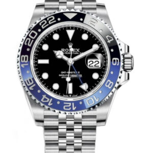 Rolex 126710 BLNR GMT-Master II Batman Jubilee Band 40mm