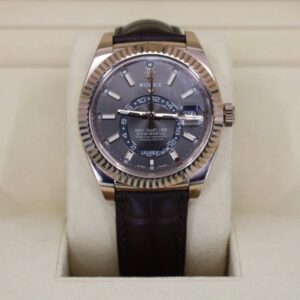 Rolex Sky-Dweller 42mm Rose Gold Dark Rhodium Dial 326135