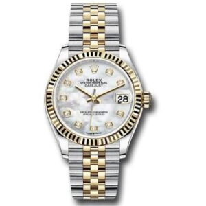 Rolex Datejust 31mm – Steel and Gold Yellow Gold – Fluted Bezel – Jubilee 278273 MDJ