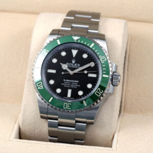 Rolex 2020 No Date 114060 Submariner w/ Factory Bezel Complete Set Box & Warranty Card