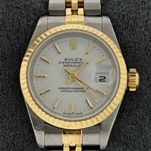 Rolex 1991  Datejust 69173 White Stick Dial No Papers 26mm