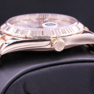 Rolex Day-Date 40 Rose Gold Baguette Diamond Dial