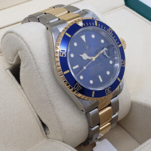 Rolex “Submariner” Men’s 40mm 18K Yellow Gold & Stainless Steel 16613 1998