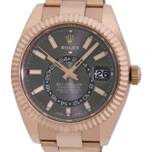 Rolex 18K Rose Gold 42mm Sky Dweller Annual 326935 Box Warranty Card 2020 MINTY