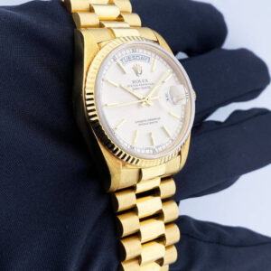 Rolex Day Date 18038 18K Yellow Gold Mens Watch