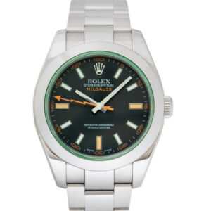 Rolex 116400 GV – Milgauss Steel Automatic Black Dial Oyster Bracelet Unisex Watch