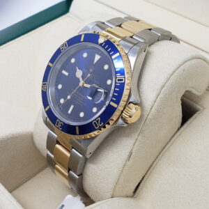 Rolex “Submariner” Men’s 40mm 18K Yellow Gold & Stainless Steel 16613 1998