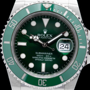 Rolex Submariner “Hulk” Green Ceramic Bezel Green Dial SS