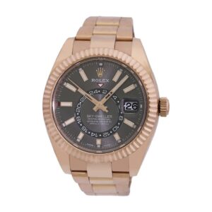 Rolex 18K Rose Gold 42mm Sky Dweller Annual 326935 Box Warranty Card 2020 MINTY