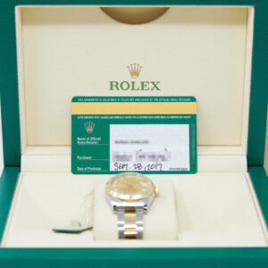 Rolex Datejust 31 Steel and Yellow Gold Champagne Diamond on Oyster [Complete 2017/2018]