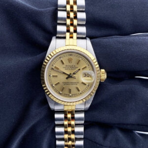 Rolex Datejust 69173 Champagne Dial Ladies Watch Box & Papers