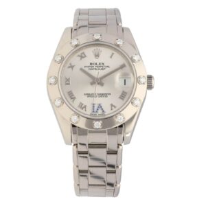 Rolex Pearlmaster 81319 34mm White Gold Ladies Watch