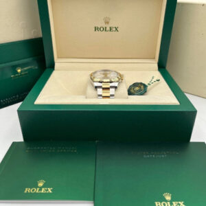 Rolex Datejust 41mm Two Tone Silver Index Dial Oyster 126333 Unworn 2021