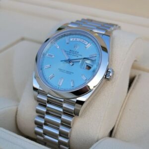 Rolex Day Date Watch 16200 36Mm Tiffany Blue Dial