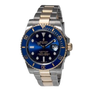 Rolex Submariner Date Two Tone Blue Dial 40mm Watch