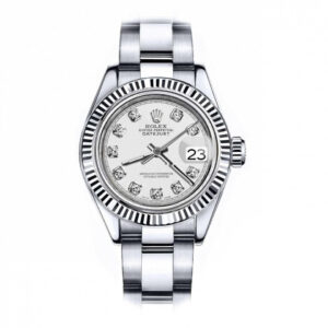 Rolex Women’s Rolex 31mm Datejust White Color Dial with Diamonds