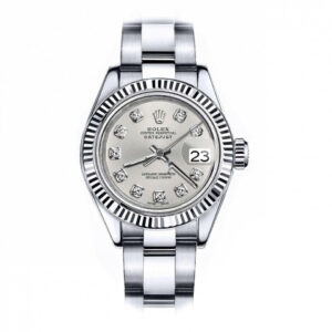 Rolex Women’s  31mm Datejust Silver Color Diamond Dial