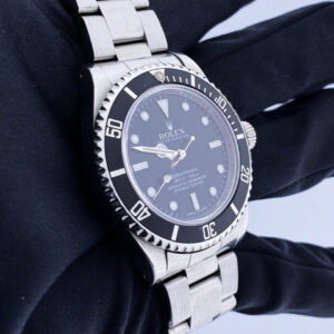 Rolex Oyster Perpetual Submariner 14060M Engraved Rehaut No Date Mens Watch