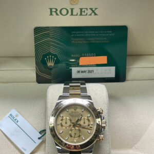 Rolex Daytona Two Tone Yellow Gold