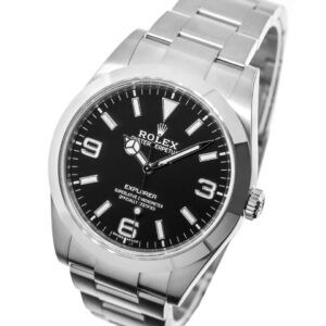 Rolex Explorer I 39mm Stainless Steel Black Dial & Smooth Bezel 214270