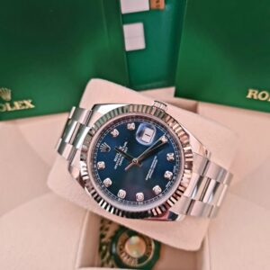 Rolex Datejust 41 Blue Diamond Dial